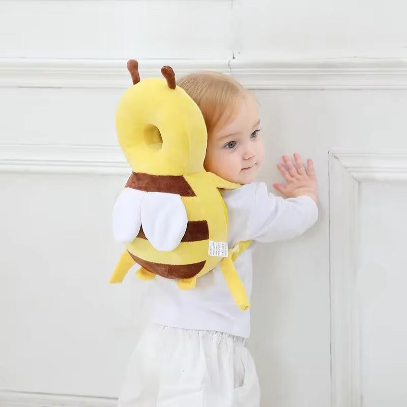 Cartoon Bee Baby Head Protector Pillow Backpack by HitMyNeed