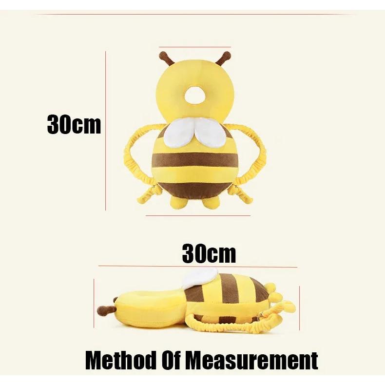 Cartoon Bee Baby Head Protector Pillow Backpack by HitMyNeed