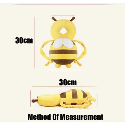 Cartoon Bee Baby Head Protector Pillow Backpack by HitMyNeed