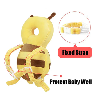 Cartoon Bee Baby Head Protector Pillow Backpack by HitMyNeed