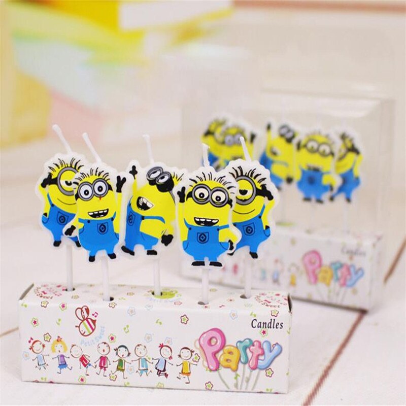 Cartoon Birthday Cake Candles Set (5 Pack) by HitMyNeed