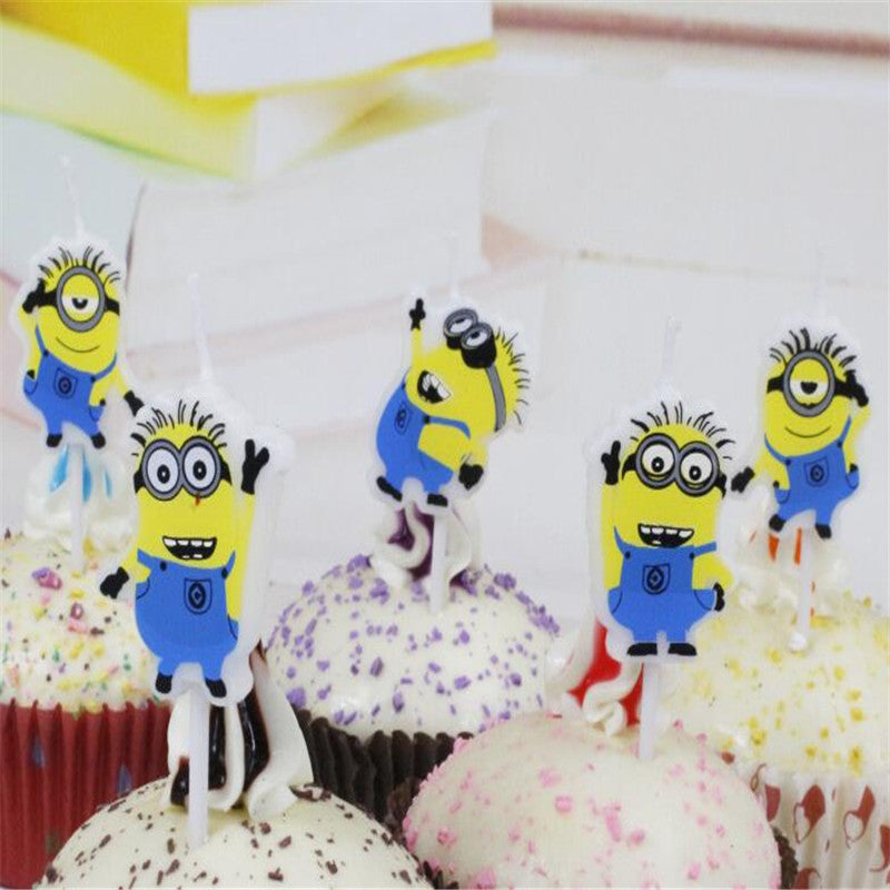 Cartoon Birthday Cake Candles Set (5 Pack) by HitMyNeed