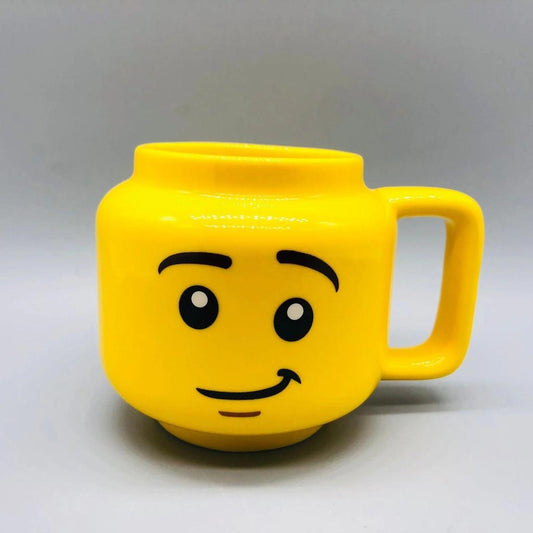 Cartoon Ceramic Mug 250ml with Impish Face Design a by HitMyNeed