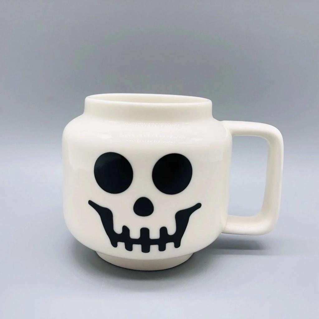Cartoon Ceramic Mug 250ml with Impish Face Design e by HitMyNeed
