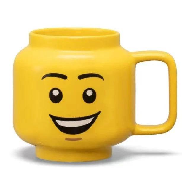Cartoon Ceramic Mug 250ml with Impish Face Design f by HitMyNeed