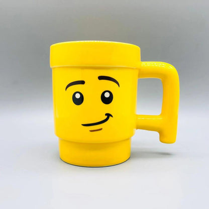 Cartoon Ceramic Mug 250ml with Impish Face Design g by HitMyNeed