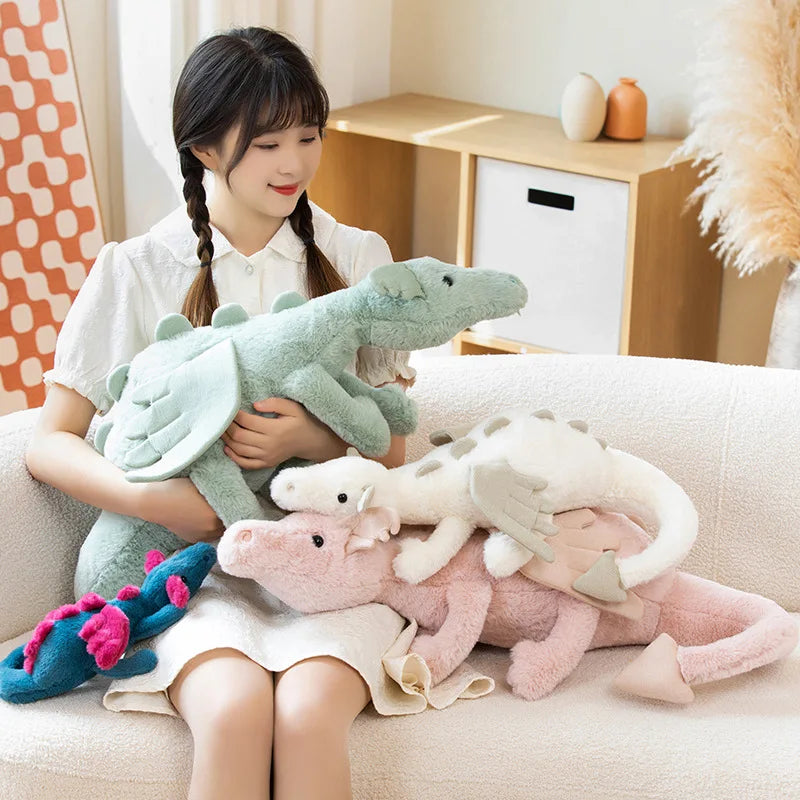 Cartoon Flying Dragon Plush Toy Pillow 30-90cm by HitMyNeed