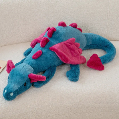 Cartoon Flying Dragon Plush Toy Pillow 30-90cm blue-dragon-cx about-30cm by HitMyNeed