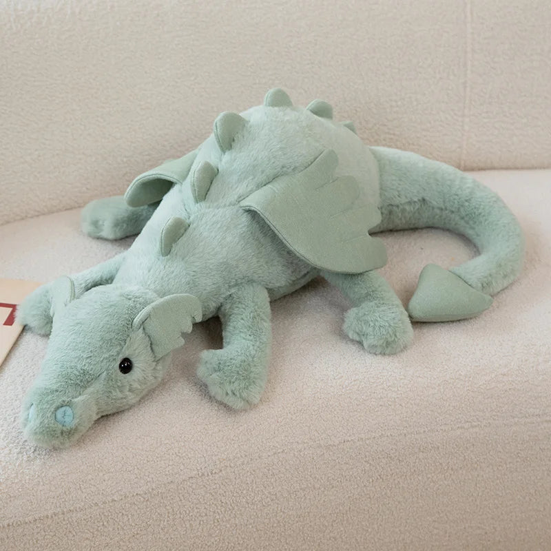 Cartoon Flying Dragon Plush Toy Pillow 30-90cm green-dragon-cx about-70cm by HitMyNeed