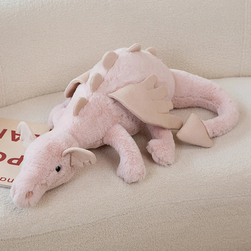Cartoon Flying Dragon Plush Toy Pillow 30-90cm pink-dragon-cx about-70cm by HitMyNeed
