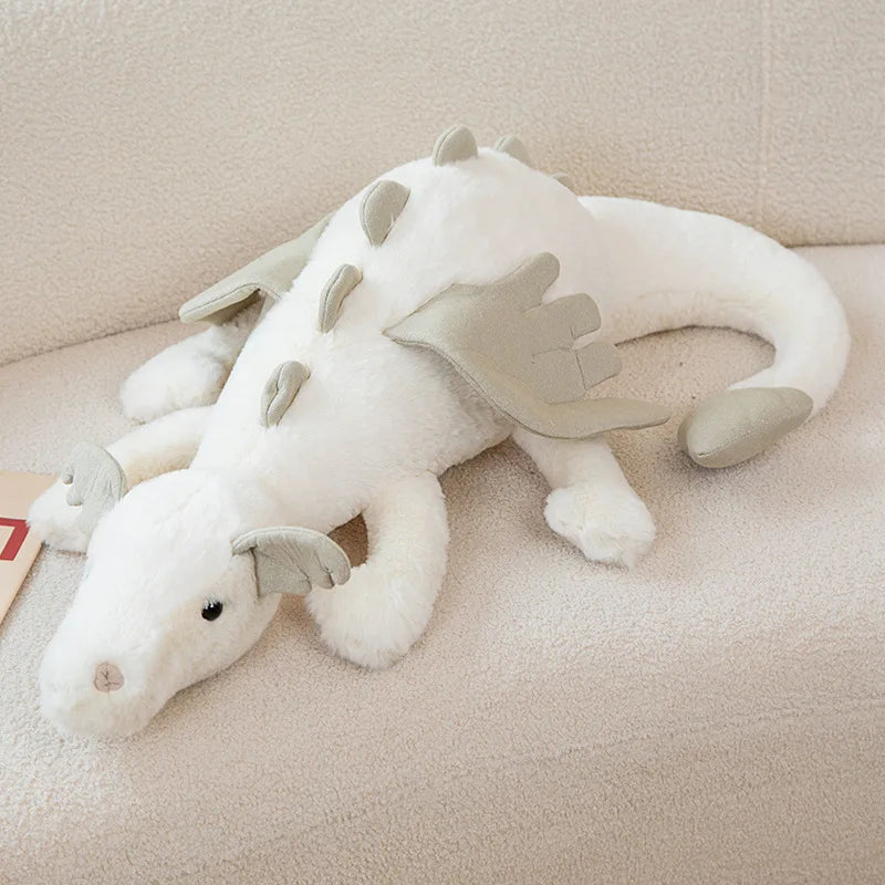 Cartoon Flying Dragon Plush Toy Pillow 30-90cm white-dragon-cx about-30cm by HitMyNeed