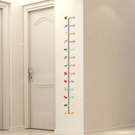 Cartoon Kids Height Measure Wall Sticker 170cm by HitMyNeed
