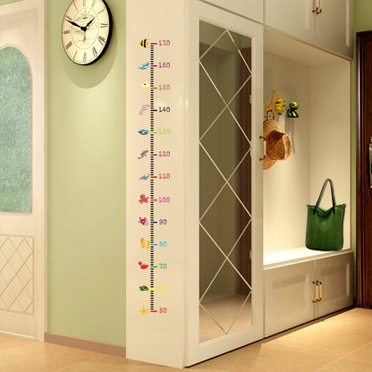 Cartoon Kids Height Measure Wall Sticker 170cm by HitMyNeed