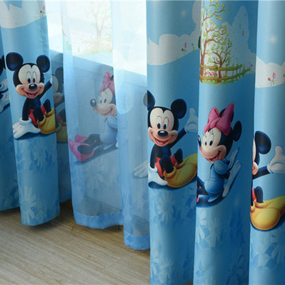 Cartoon Kids Room Curtain with Light Filtering by HitMyNeed