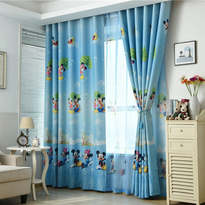 Cartoon Kids Room Curtain with Light Filtering by HitMyNeed