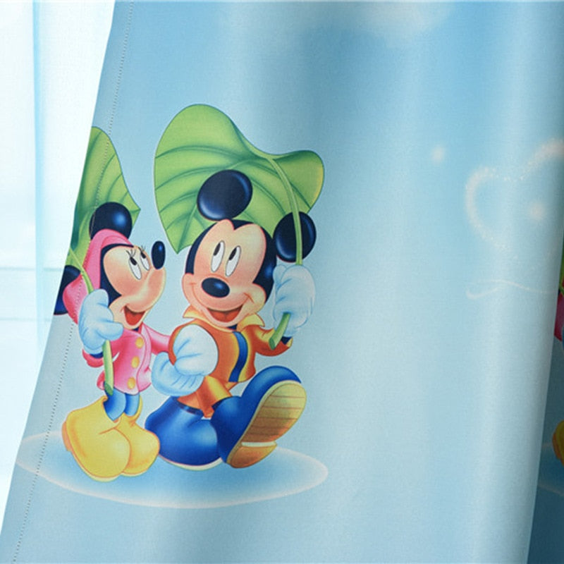 Cartoon Kids Room Curtain with Light Filtering by HitMyNeed