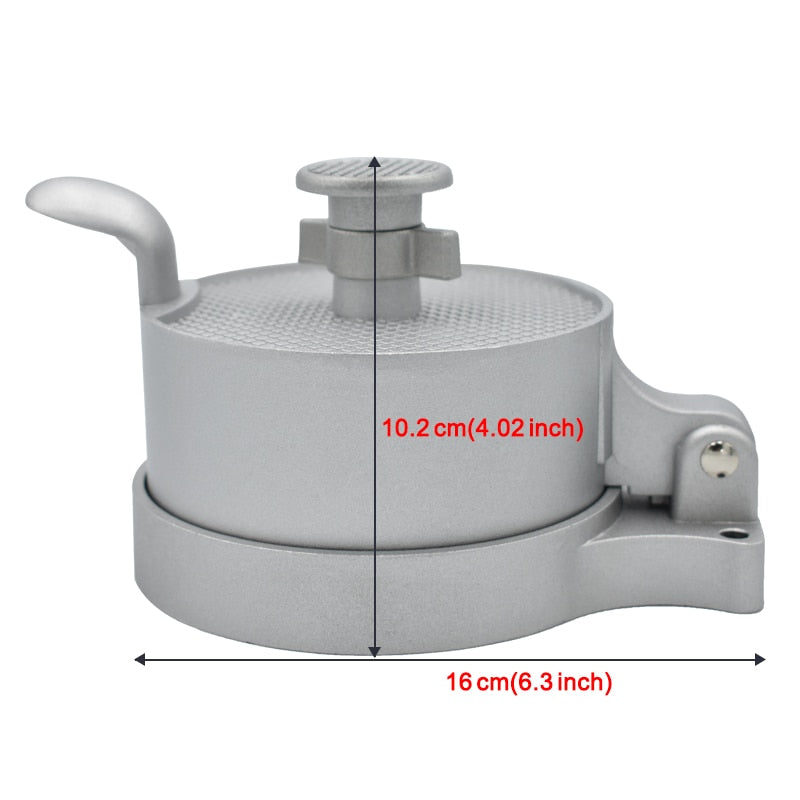 Cast Aluminum Burger Patty Press with Adjustable Thickness by HitMyNeed