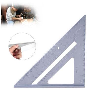 Cast Aluminum Try Square Woodworking Tool 18cm by HitMyNeed