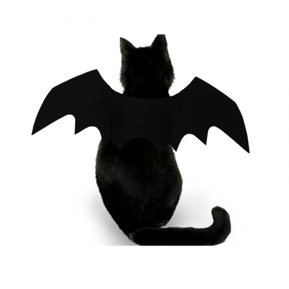 Cat Bat Costume Halloween Wings with Adjustable Straps by HitMyNeed