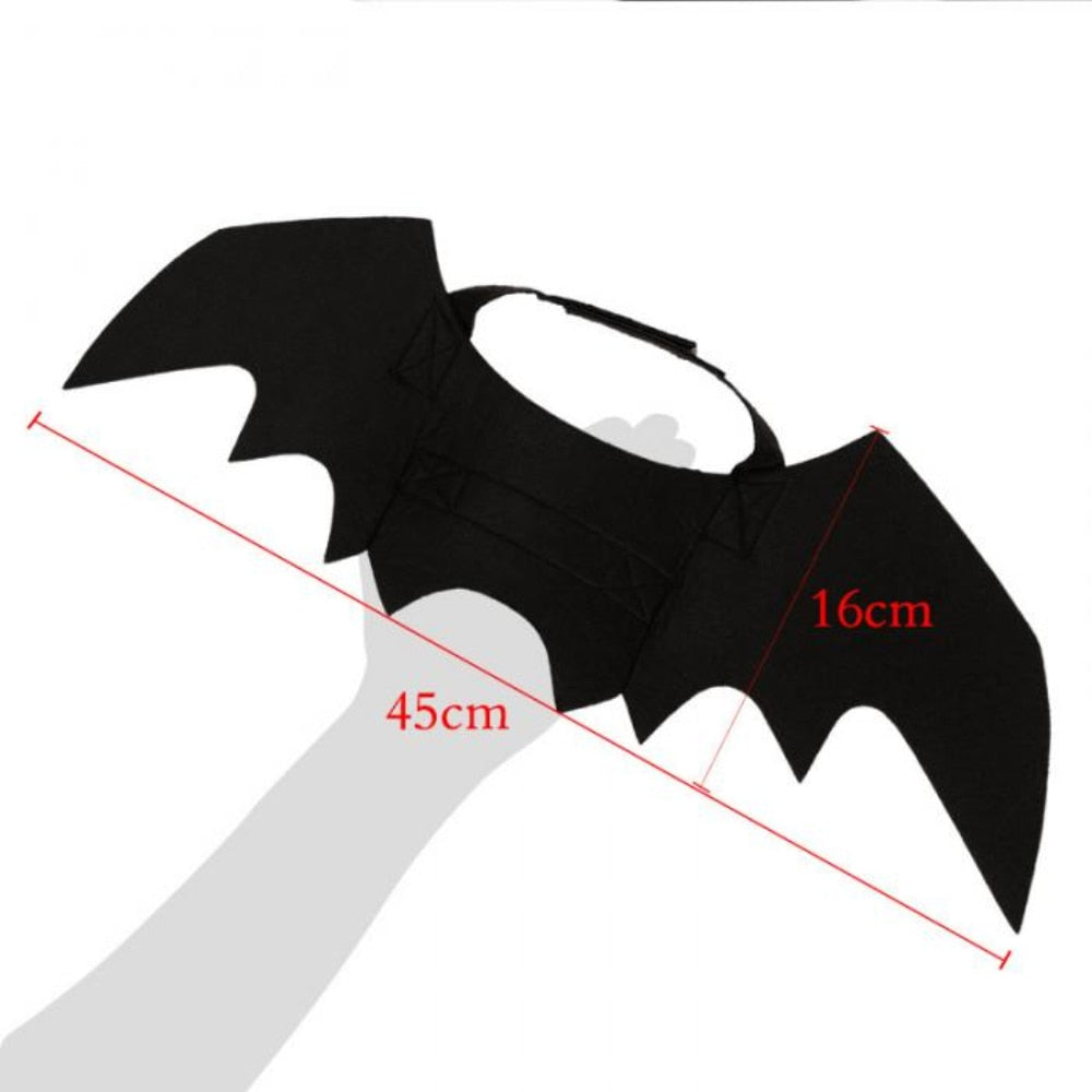 Cat Bat Costume Halloween Wings with Adjustable Straps by HitMyNeed