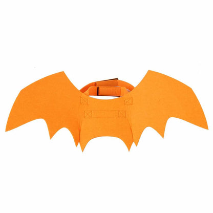 Cat Bat Wings Costume for Halloween & Parties orange-without-bells by HitMyNeed