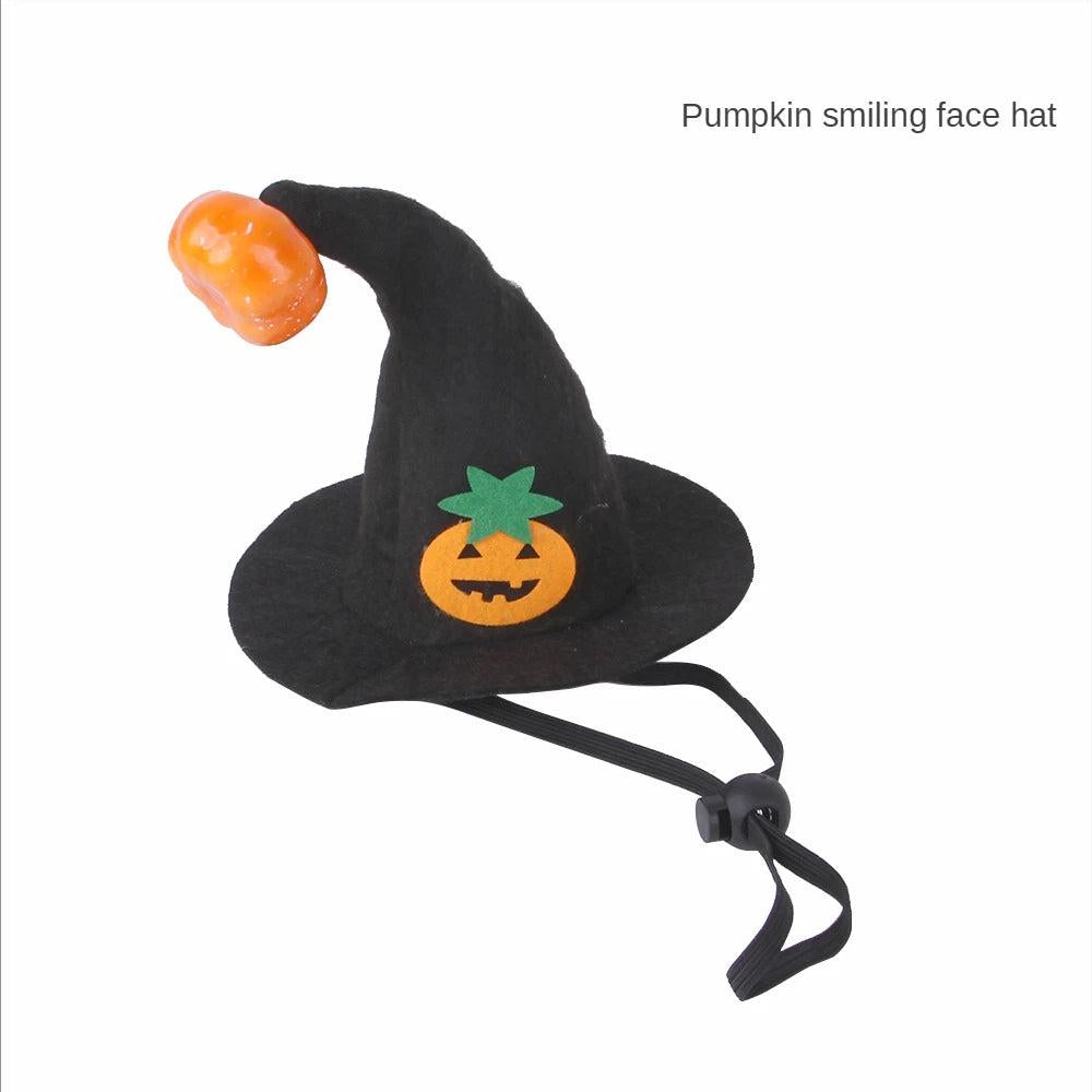 Cat Bat Wings Costume for Halloween & Parties pumpkin-smiling-hat by HitMyNeed