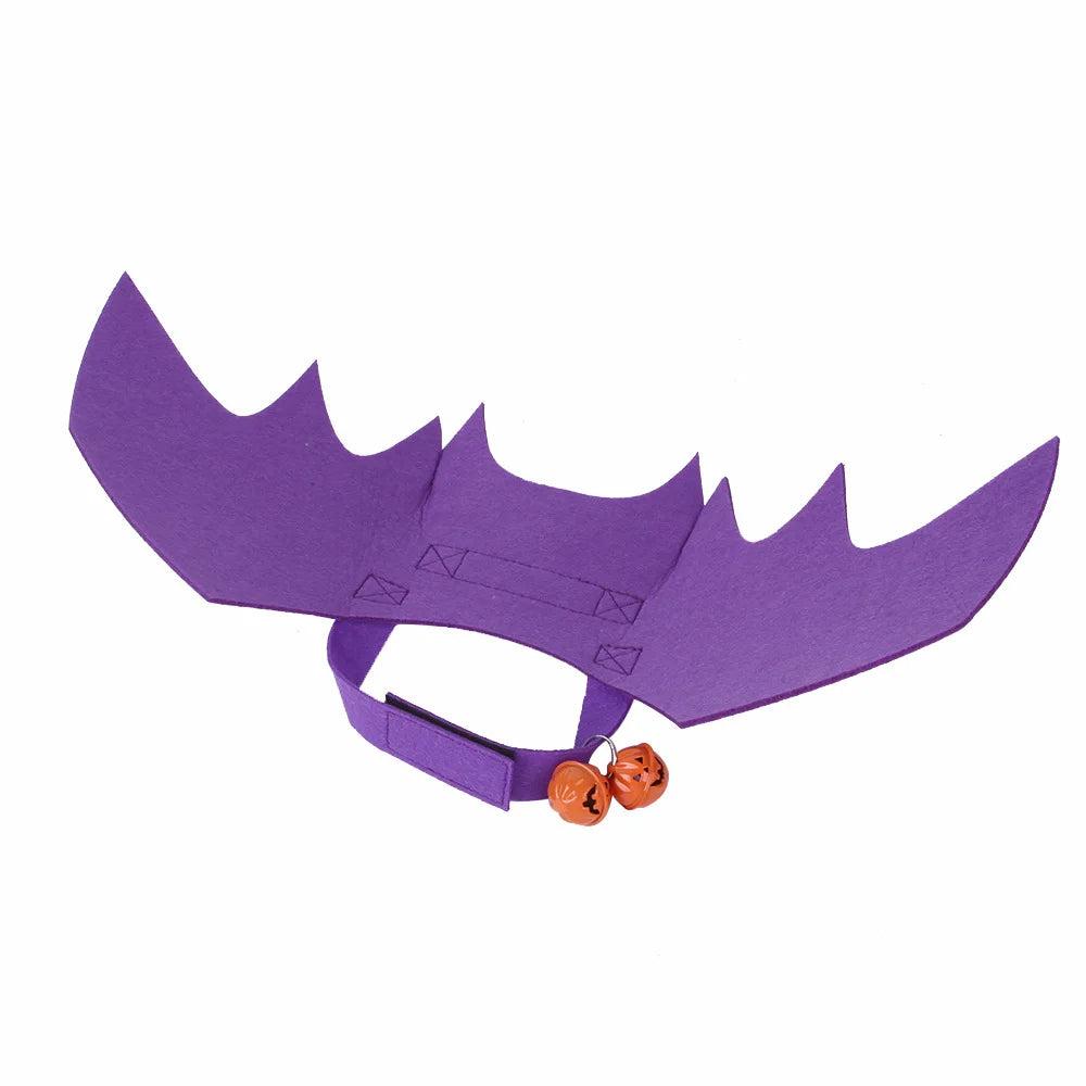Cat Bat Wings Costume for Halloween & Parties purple-with-bells by HitMyNeed