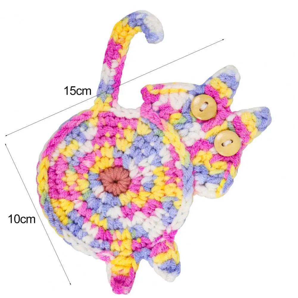Cat Butt Cloth Coaster - Heat-Resistant & Reusable by HitMyNeed
