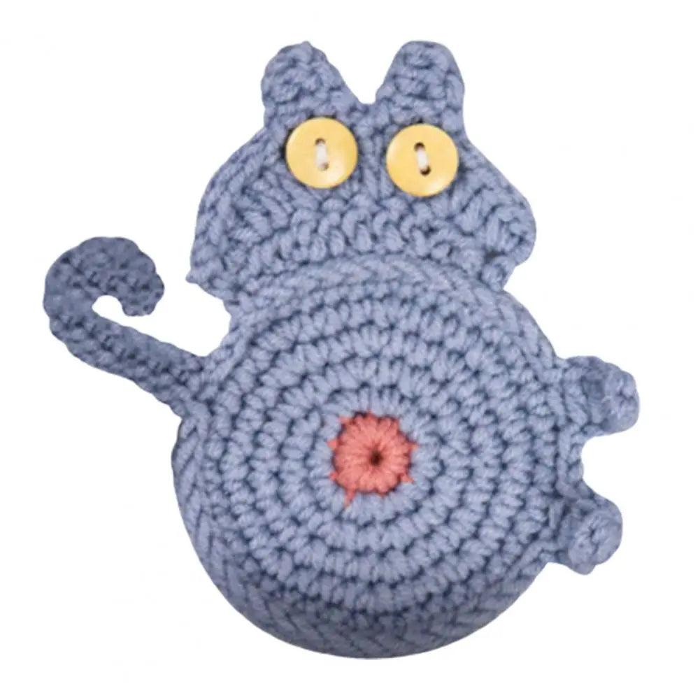 Cat Butt Cloth Coaster - Heat-Resistant & Reusable light-grey by HitMyNeed