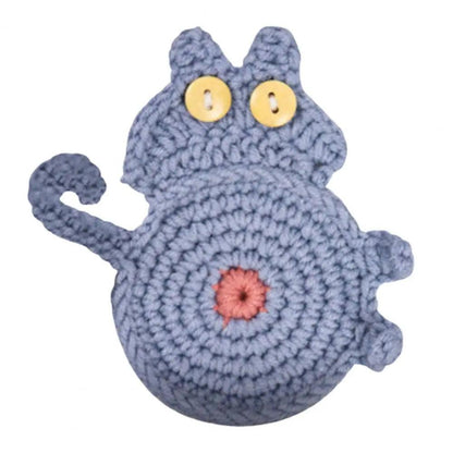 Cat Butt Cloth Coaster - Heat-Resistant & Reusable light-grey by HitMyNeed
