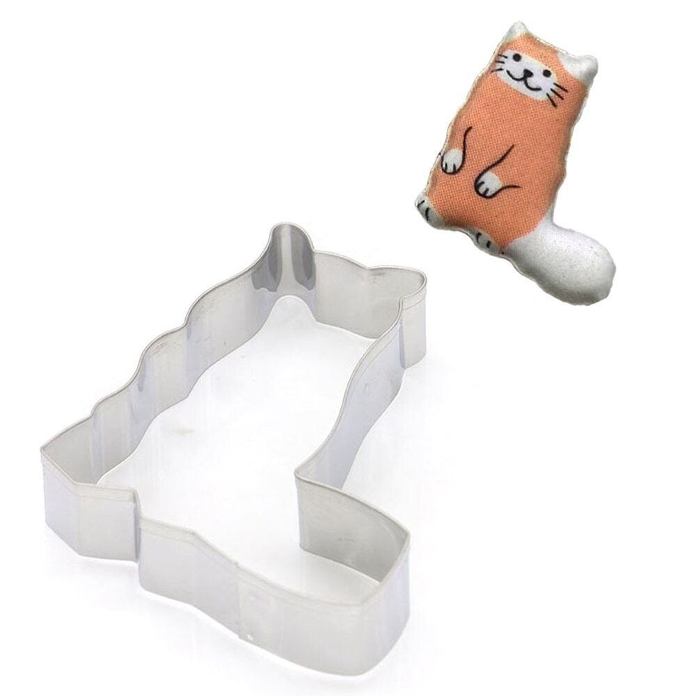 Cat Cookie Cutters Set of 5 Stainless Steel by HitMyNeed