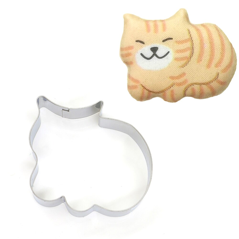 Cat Cookie Cutters Set of 5 Stainless Steel by HitMyNeed