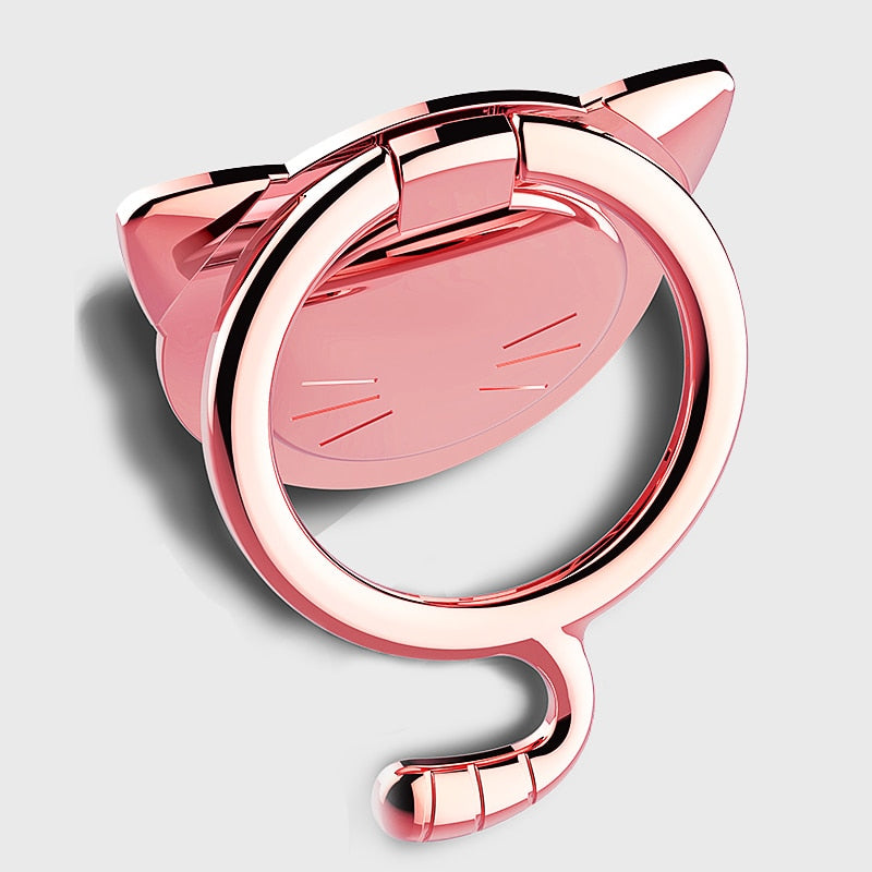 Cat Design Mobile Phone Ring Holder Stand by HitMyNeed