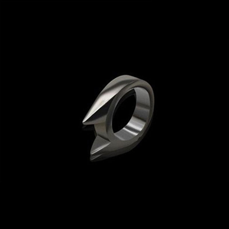 Cat Ear Self Defense Ring - Discreet Protection black by HitMyNeed