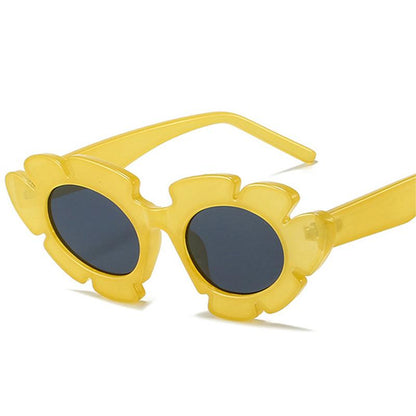 Cat Eye Flower Shaped Sunglasses for Women by HitMyNeed