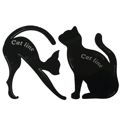 Cat Eyeliner Stencil Makeup Guide (2 Pack) by HitMyNeed