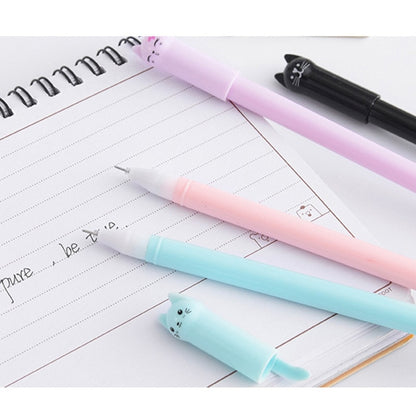 Cat Gel Ink Pens Set, 0.38 mm Fine Tip (6-Pack) by HitMyNeed