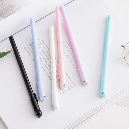 Cat Gel Ink Pens Set, 0.38 mm Fine Tip (6-Pack) by HitMyNeed