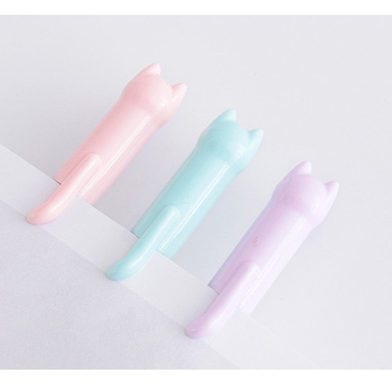 Cat Gel Ink Pens Set, 0.38 mm Fine Tip (6-Pack) by HitMyNeed