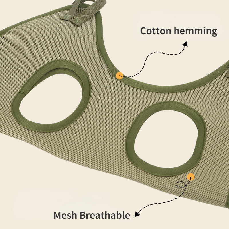 Cat Grooming Hammock & Anti-Scratch Restraint Set by HitMyNeed