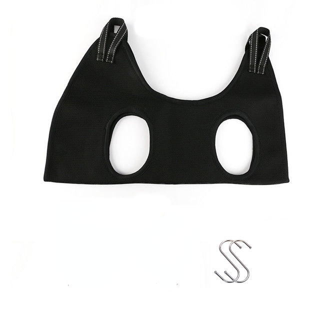 Cat Grooming Hammock & Anti-Scratch Restraint Set black 10-20kg by HitMyNeed