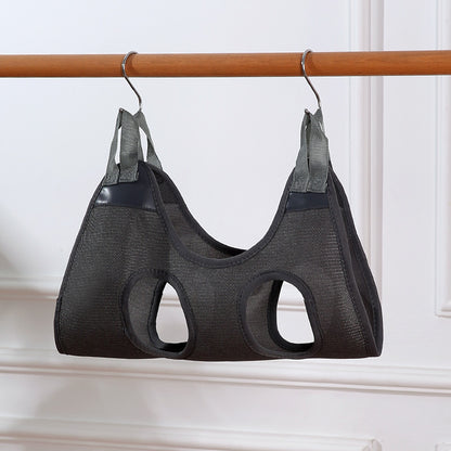 Cat Grooming Hammock & Anti-Scratch Restraint Set gray 10-20kg by HitMyNeed