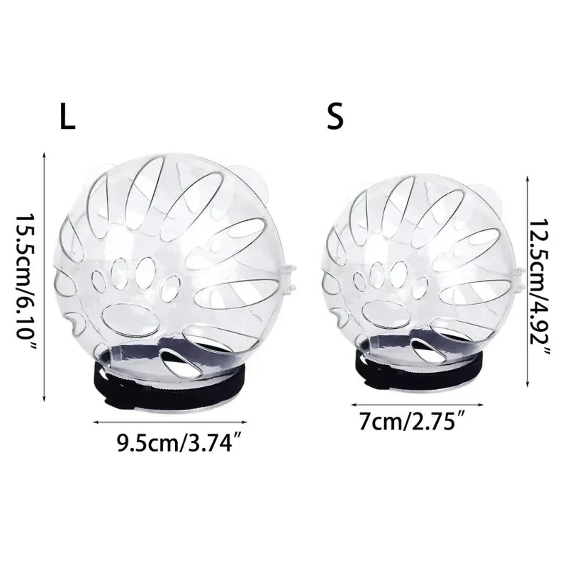 Cat Head Protection Ball Breathable Grooming Mask by HitMyNeed