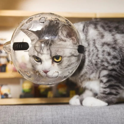 Cat Head Protection Ball Breathable Grooming Mask small by HitMyNeed