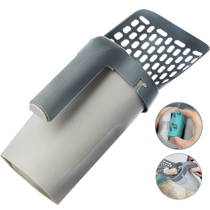 Cat Litter Scoop with Waste Bags and Filter Slots by HitMyNeed