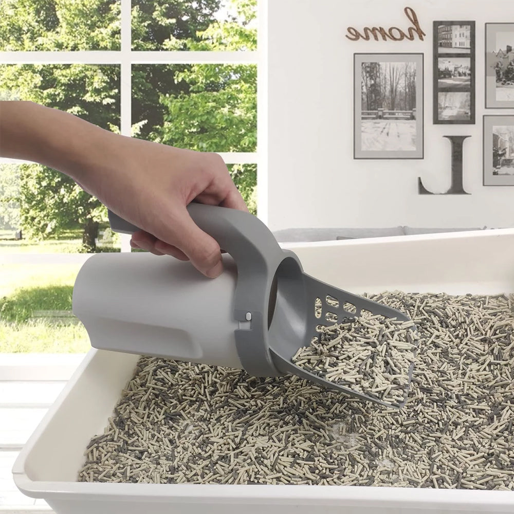 Cat Litter Scoop with Waste Bags and Filter Slots by HitMyNeed