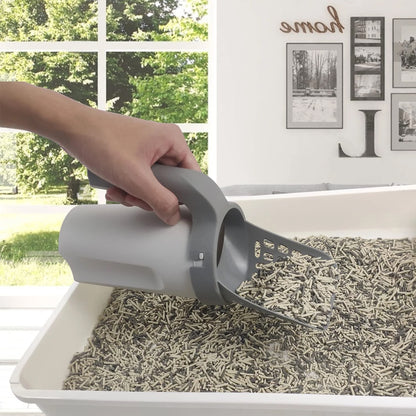 Cat Litter Scoop with Waste Bags and Filter Slots by HitMyNeed