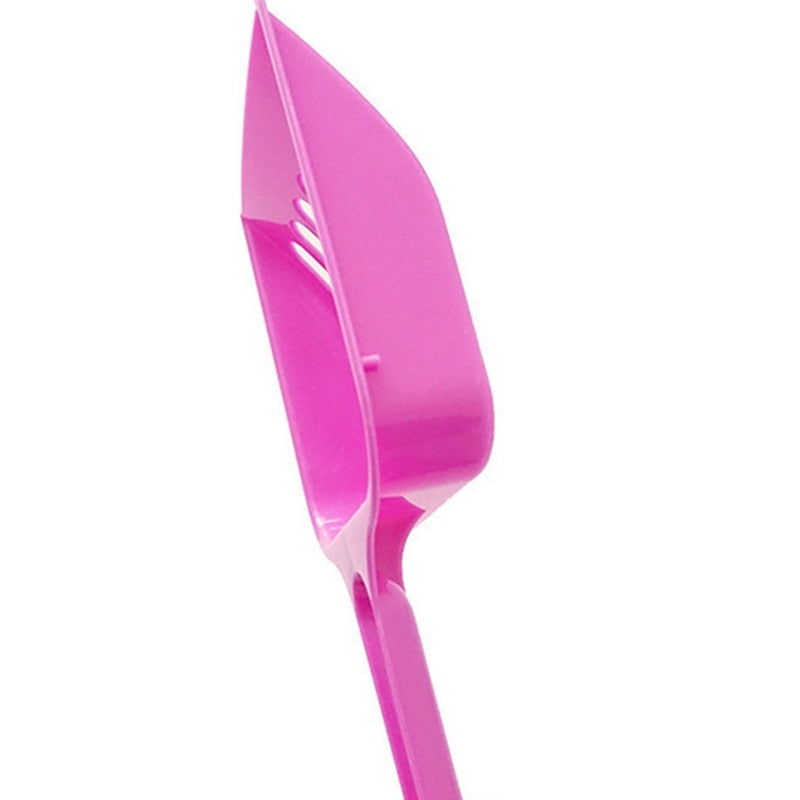 Cat Litter Scoops Set of 2 - Wide Plastic Poop Scoopers by HitMyNeed