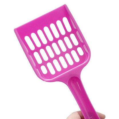 Cat Litter Scoops Set of 2 - Wide Plastic Poop Scoopers by HitMyNeed