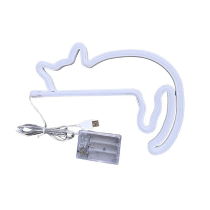 Cat Neon Sign LED Wall Light for Room & Parties by HitMyNeed